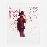 Maripol, Portrait of Basquiat, digital inkjet print