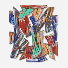 Charles Arnoldi, Shaker, 1987, acrylic on plywood construction