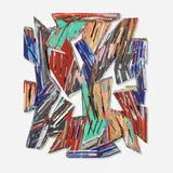 Charles Arnoldi, Shaker, 1987, acrylic on plywood construction