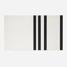 Andreas Brandt, Schwarz-Weiß, 1976, oil on canvas