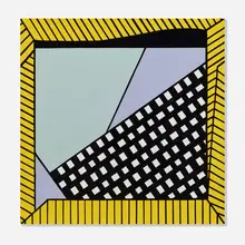 Nicholas Krushenick, Untitled, 1993, acrylic on canvas