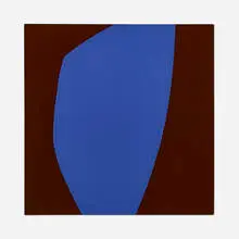 Lorser Feitelson, Untitled (from the Boulder Series), 1962, acrylic on canvas