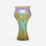 Loetz, Phänomen vase (Gre 1/158), c. 1902, hand-blown glass