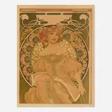 Alphonse Mucha, Rêverie, 1897, lithograph in colors