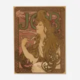 Alphonse Mucha, Job, 1896, lithograph in colors