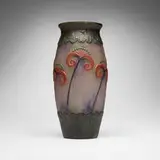 Joseph Gabriel Rousseau, Papyrus vase, c. 1924, pâte de verre