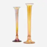 Inc. Louis C. Tiffany Furnaces, Tall bud vases, set of two