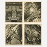 Esteban Chavez, Federalist Facade; Cornered Cartouche; Vaulted Column; Cornice, 6th Ave, 1997, photolithograph