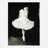 Herman Mishkin, Photograph of Anna Pavlova as the Swan for the ballet Swan Lake, inkjet print