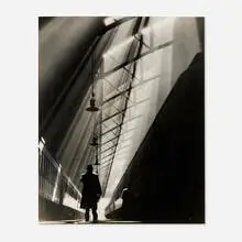 LaSalle Street Station, Chicago by William M. Rittase, 1936, vintage gelatin silver print, sold Jun 2025