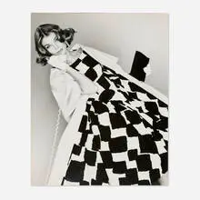 Frances McLaughlin-Gill, Unknown model for Glamour Magazine, NYC, 1960, 1960, gelatin silver print