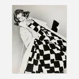 Frances McLaughlin-Gill, Unknown model for Glamour Magazine, NYC, 1960, 1960, gelatin silver print