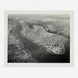 Untitled (Aerial View of Manhattan) by Inc. Fairchild Aerial Surveys, c. 1925, gelatin silver print, sold Jun 2025