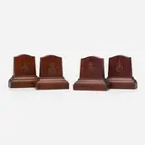 Roycroft, Rare bookends model 0117, two pairs