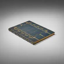 Ouida, A Dog of Flanders, 1906, modeled leather-bound book, Roycroft paper