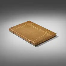 Elbert Hubbard, The Man of Sorrows, 1905, full leather-bound book with gilding, Imperial Japan vellum