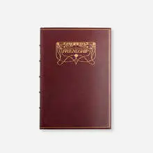 Henry David Thoreau, Friendship, 1903-08, full leather-bound book with gilding, Roycroft paper