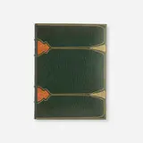 Alice Hubbard, Life Lessons, 1909, full leather-bound book with gilding, Boxmoor paper, silk