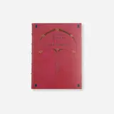 Alice Hubbard, Life Lessons, 1909, full leather-bound book with gilding, Boxmoor paper