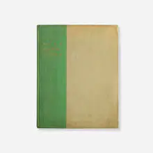 Oliver Goldsmith, The Deserted Village, 1898, 1/4 buckram-bound book with gilding, Dickinson's wove paper