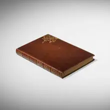 Irving Browne, In the Track of the Bookworm, 1898, full leather-bound book with gilding, laid paper