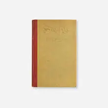 Julia Ditto Young, The Story of Saville, 1897, 1/4 buckram-bound book with gilding, Whatman paper