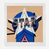 Robert Cottingham, Star (from the American Signs portfolio), 2009, screenprint in colors