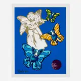 Angel Baby by George Rodrigue, 2000, screenprint in colors, sold Dec 2023