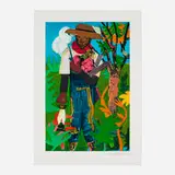 Romare Bearden, The Lantern, 1979, lithograph in colors