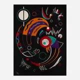 Wassily Kandinsky, Comets (from Verve Vol. 1, No. 3), 1938, lithograph in colors