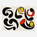 Autres têtards by Alexander Calder, 1976, lithograph in colors, sold Dec 2023