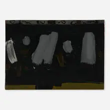 San Angelo by Emerson Woelffer, 1959, oil on canvas, sold Oct 2023