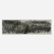 Untitled (Monotype) by Harry Bertoia, c. 1960, monotype on rice paper, sold Oct 2023