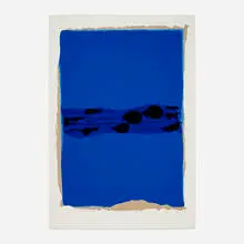 Chant d'Un Oiseau by Adja Yunkers, 1973, screenprint in colors, sold Oct 2023