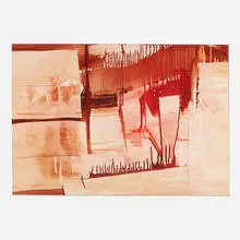 James Lavadour, Untitled, 2000, oil on clay based paper