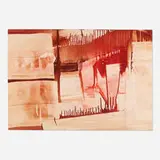 James Lavadour, Untitled, 2000, oil on clay based paper