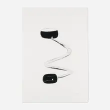 Jene Highstein, I.R. 9, 2000, monotype with oil
