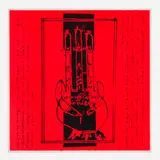 I i am coming alive (from the circus alphabet series) by Corita Kent, 1968, screenprint in colors, sold Oct 2023