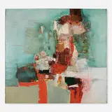 Shanti Dave, Untitled, 1964, oil and mixed media on canvas