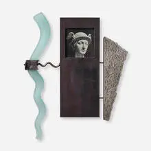 Nancy Mee, Mercury, 1998, glass, steel, gelatin silver print