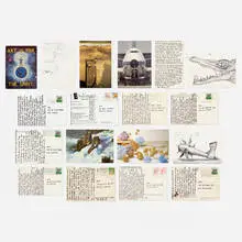 Carl Andre, Collection of eighteen postcards, c. 1990, postcards