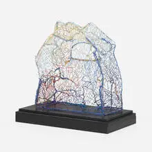 Celle De Ma Mere by Marie-Rose Lortet, 1984, fabric, resin, sold Oct 2023