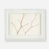 Patsy Norvell, Untitled, 1996, watercolor on paper laid to board, twigs