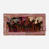 Purvis Young, Untitled, mixed media on panel