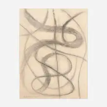 Harriet Korman, Untitled, 2005, pastel and charcoal on paper