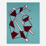 Judy Rifka, Untitled, 2019, acrylic and graphite on canvas