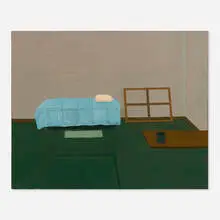 Victor Pesce, Studio (Unfinished Last Painting), 2010, oil on canvas
