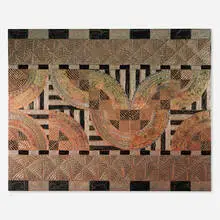 Frank Faulkner, Alluvial Plan #2, 1983, acrylic on canvas