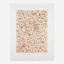 Ross Bleckner, Selection, 1999, spitbite aquatint in colors with chine collé on Somerset