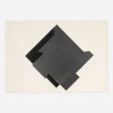James Reineking, Untitled, 1975, graphite and collage on paper